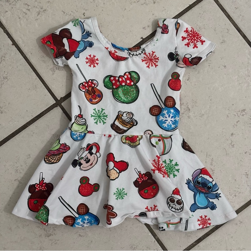 Wild Rich Kids Disney Christmas Dress Size 5/6